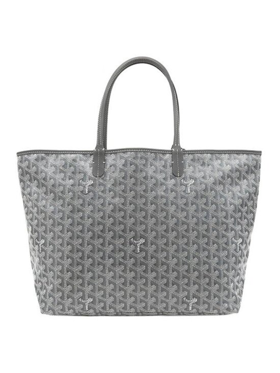 Goyard Other - Goyard Tote Saint Louis PM Canvas Din Chevroche Gray Reversible Herringbone